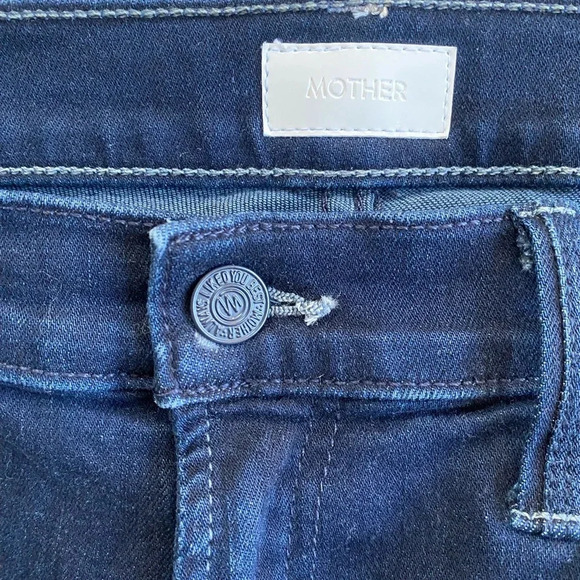 Mother Jeans Women’s 32 The Mid Rise Rider in Karaoke In Kyoto - Picture 11 of 15